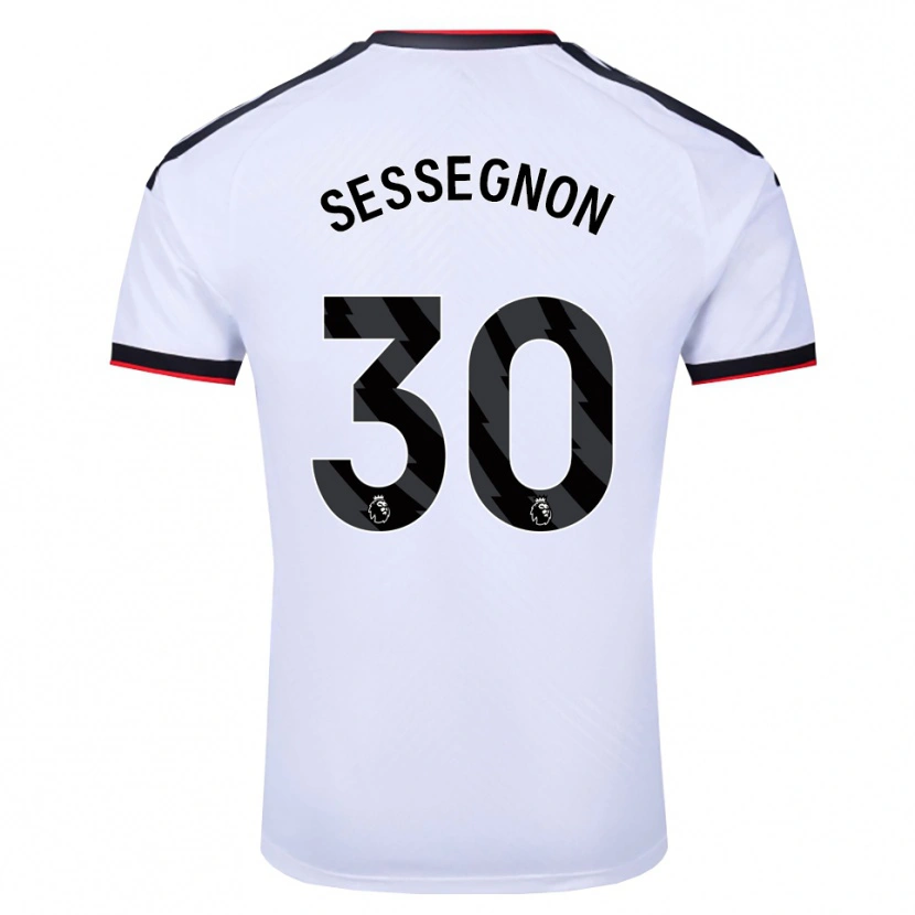Danxen Hombre Camiseta Ryan Sessegnon #30 Blanco Negro Rojo 1ª Equipación 2026/27 La Camisa México