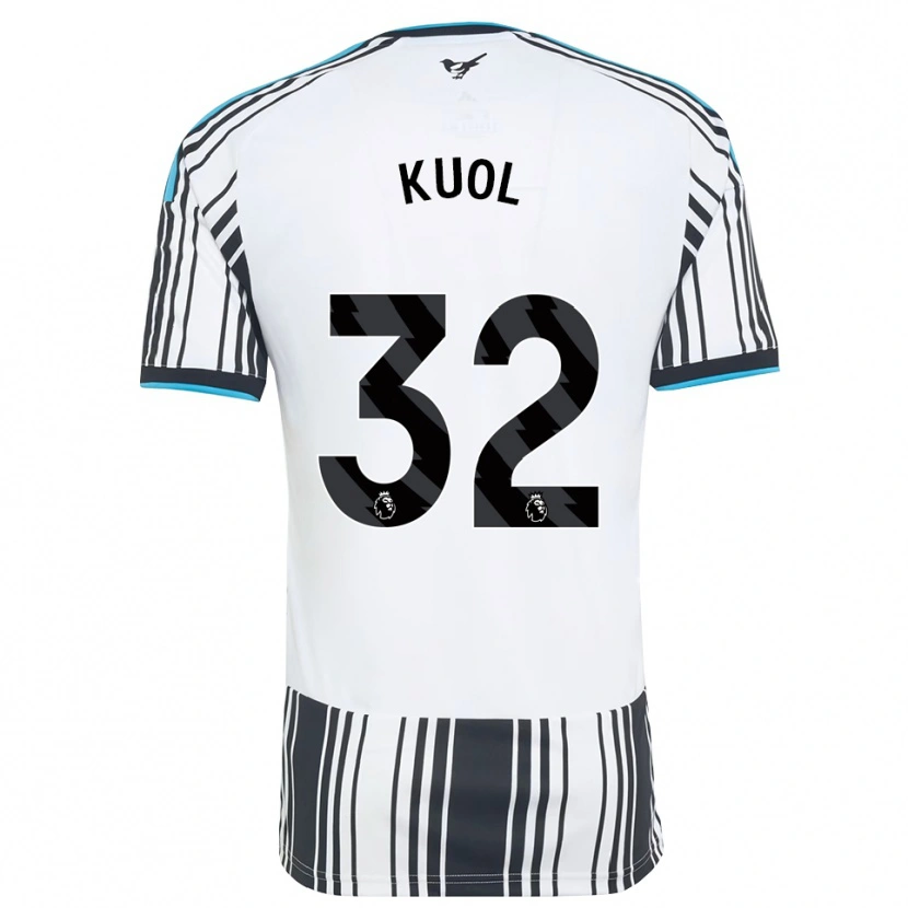 Danxen Hombre Camiseta Garang Kuol #32 Azulcielo Negro Blanco 1ª Equipación 2026/27 La Camisa México