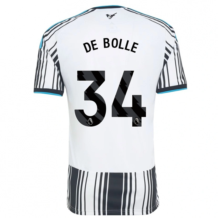 Danxen Hombre Camiseta Lucas De Bolle #34 Azulcielo Negro Blanco 1ª Equipación 2026/27 La Camisa México