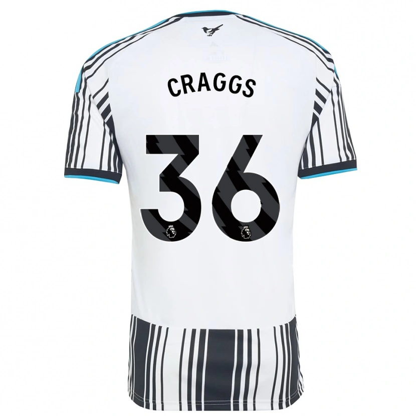 Danxen Hombre Camiseta Luke Craggs #36 Azulcielo Negro Blanco 1ª Equipación 2026/27 La Camisa México