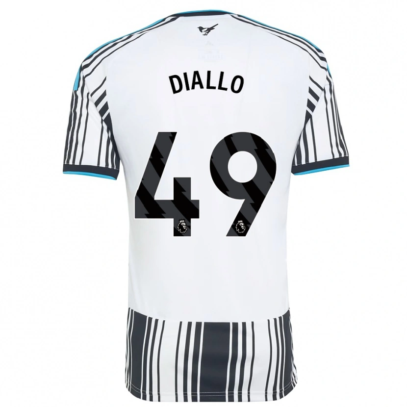 Danxen Hombre Camiseta Amadou Diallo #49 Azulcielo Negro Blanco 1ª Equipación 2026/27 La Camisa México