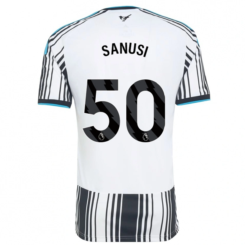 Danxen Hombre Camiseta Trevan Sanusi #50 Azulcielo Negro Blanco 1ª Equipación 2026/27 La Camisa México