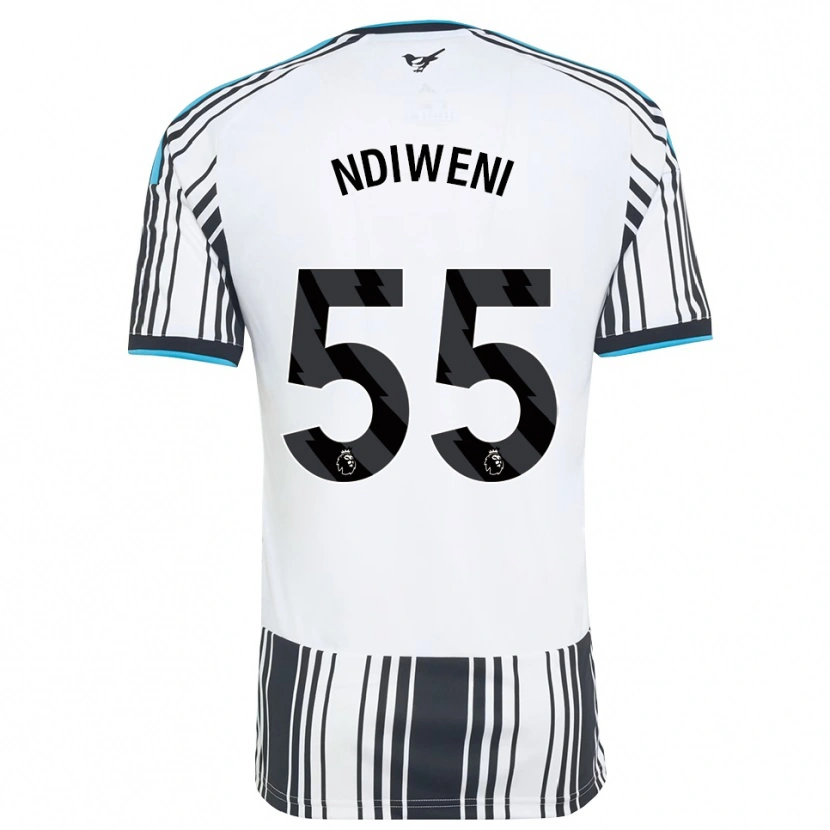 Danxen Hombre Camiseta Michael Ndiweni #55 Azulcielo Negro Blanco 1ª Equipación 2026/27 La Camisa México
