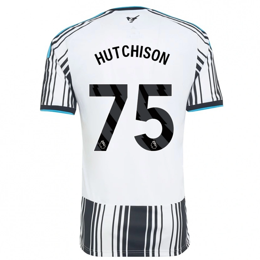 Danxen Hombre Camiseta Alfie Hutchison #75 Azulcielo Negro Blanco 1ª Equipación 2026/27 La Camisa México