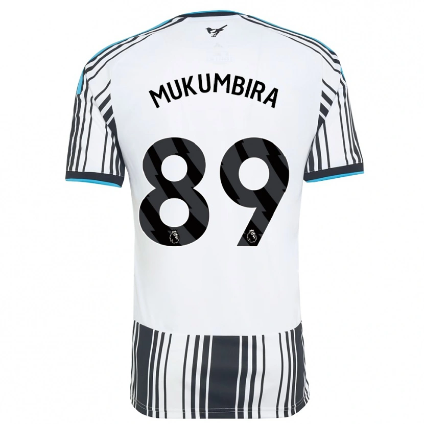 Danxen Hombre Camiseta Leon Mukumbira #89 Azulcielo Negro Blanco 1ª Equipación 2026/27 La Camisa México