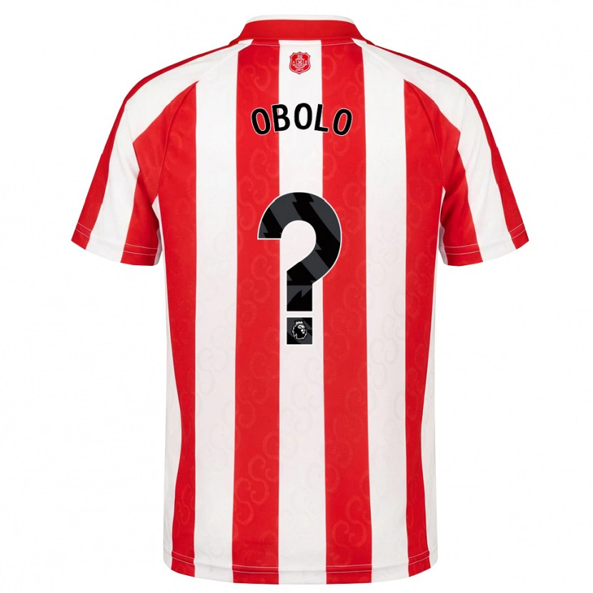Danxen Hombre Camiseta Daniel Obolo #0 Rojo Blanco Negro 1ª Equipación 2026/27 La Camisa México