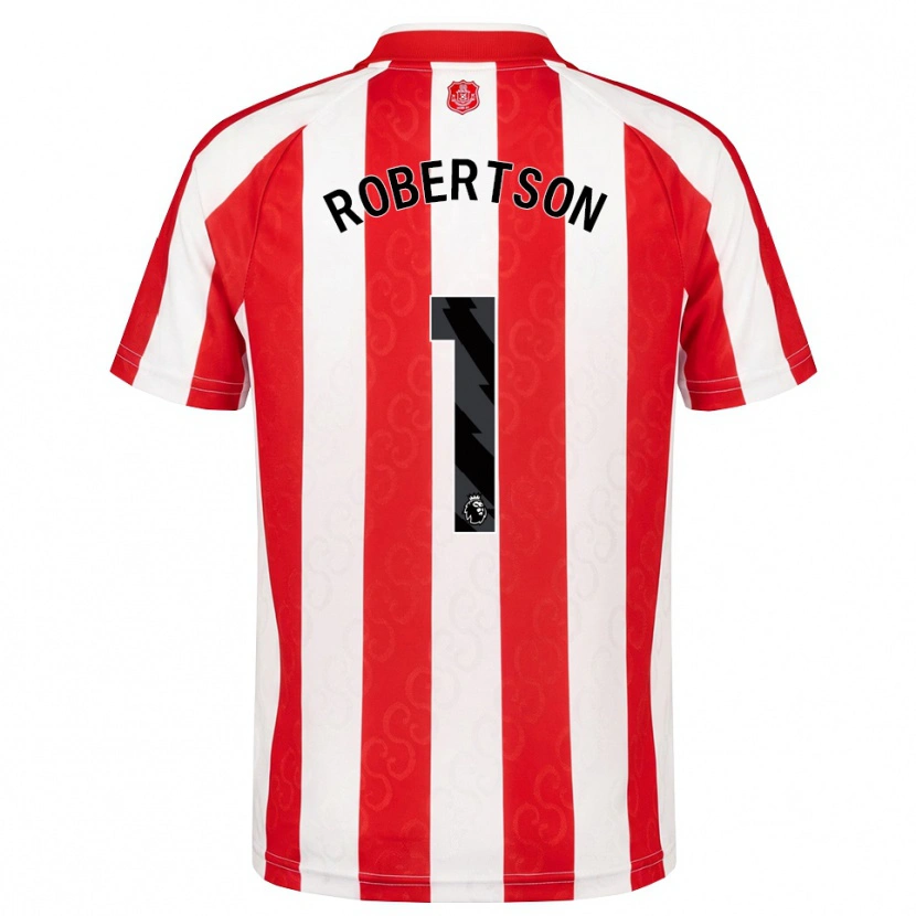 Danxen Hombre Camiseta Finley Robertson #1 Rojo Blanco Negro 1ª Equipación 2026/27 La Camisa México