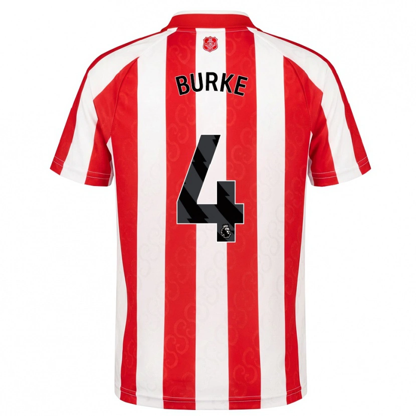 Danxen Hombre Camiseta Marshall Burke #4 Rojo Blanco Negro 1ª Equipación 2026/27 La Camisa México