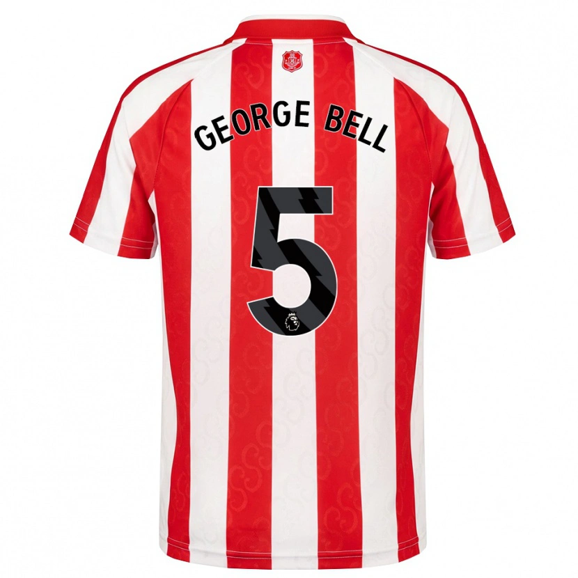 Danxen Hombre Camiseta George Bell #5 Rojo Blanco Negro 1ª Equipación 2026/27 La Camisa México