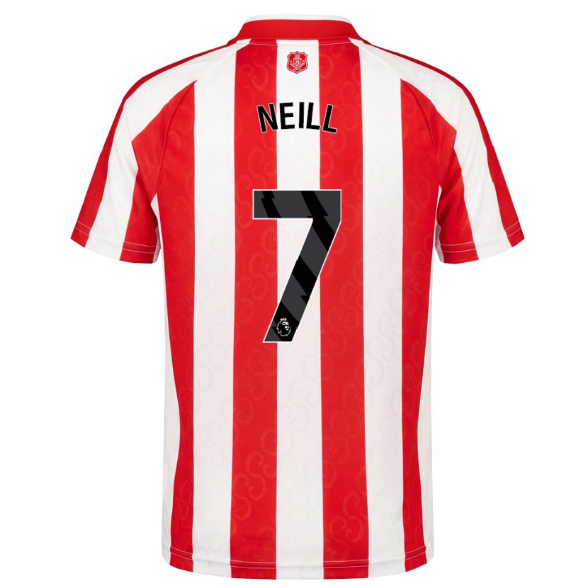 Danxen Hombre Camiseta Marcus Neill #7 Rojo Blanco Negro 1ª Equipación 2026/27 La Camisa México