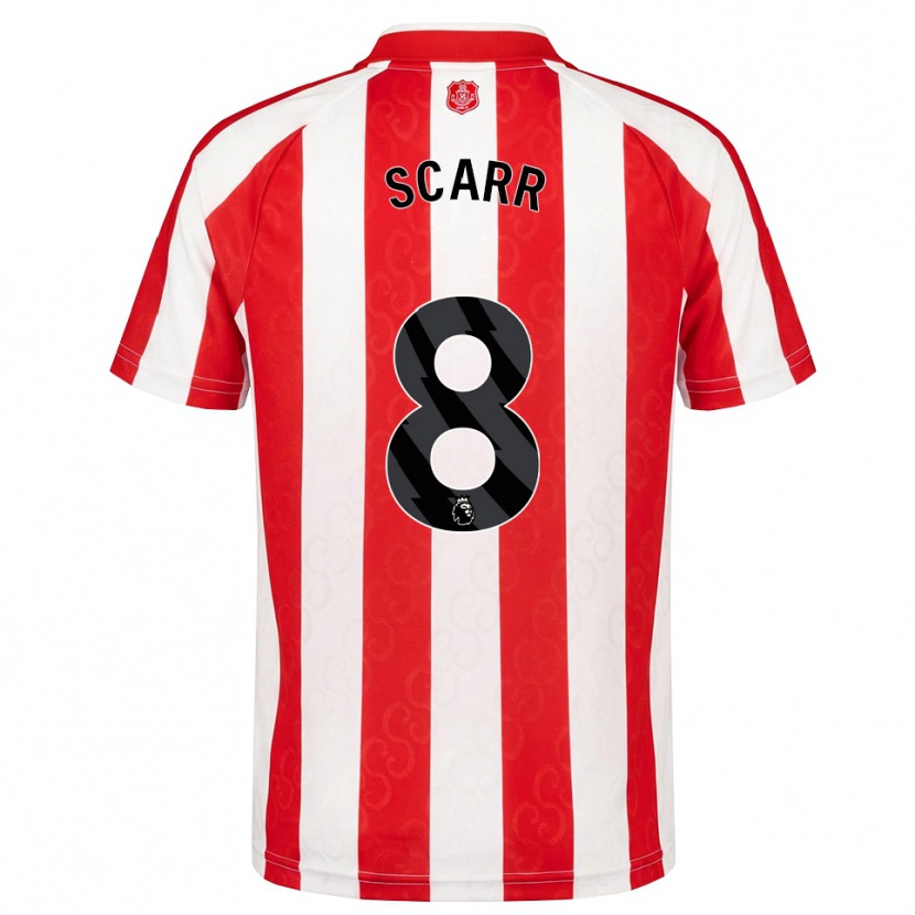 Danxen Hombre Camiseta Emily Scarr #8 Rojo Blanco Negro 1ª Equipación 2026/27 La Camisa México