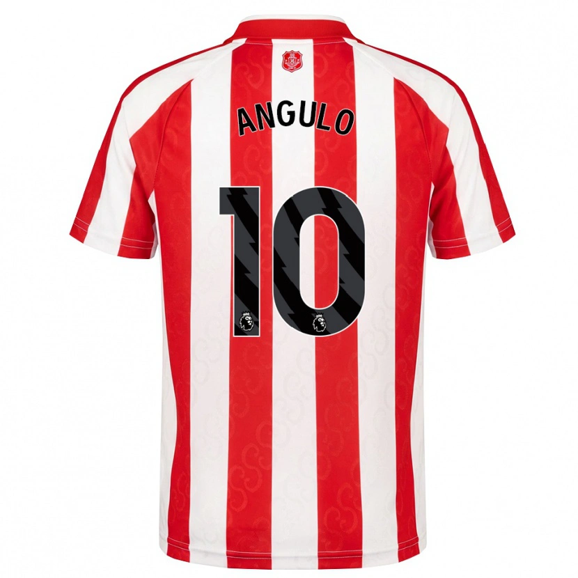 Danxen Hombre Camiseta Nilson Angulo #10 Rojo Blanco Negro 1ª Equipación 2026/27 La Camisa México