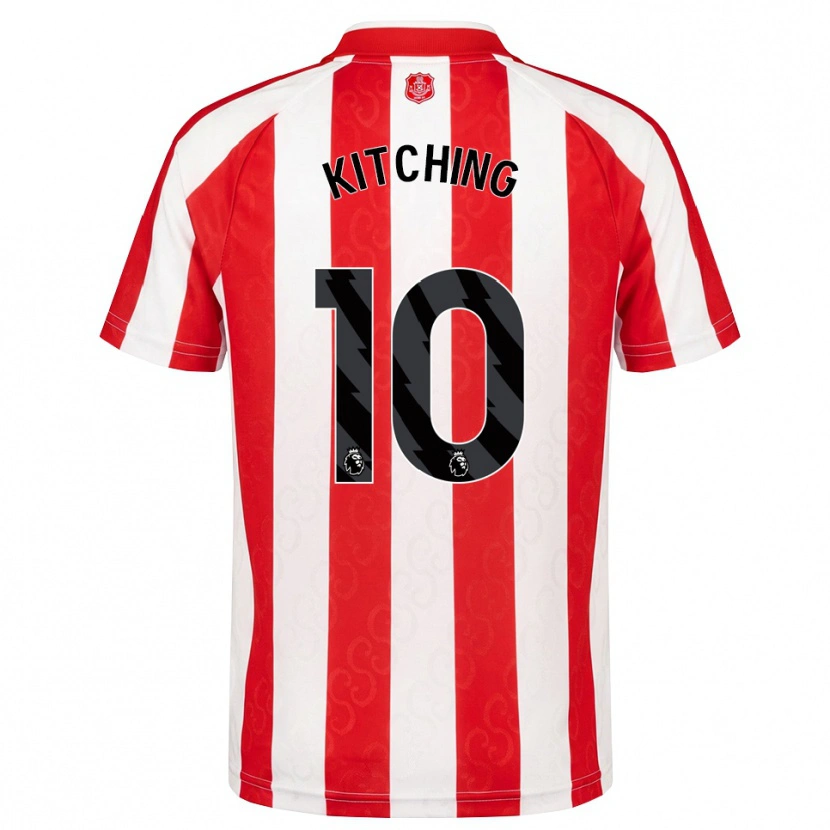 Danxen Hombre Camiseta Katie Kitching #10 Rojo Blanco Negro 1ª Equipación 2026/27 La Camisa México