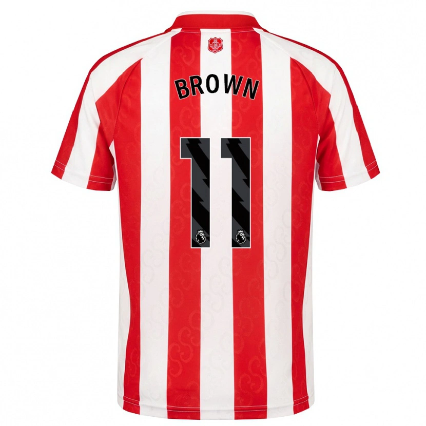 Danxen Hombre Camiseta Jessica Brown #11 Rojo Blanco Negro 1ª Equipación 2026/27 La Camisa México
