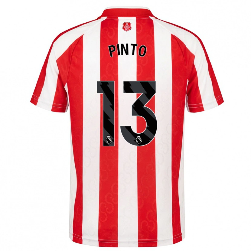 Danxen Hombre Camiseta Elias Pinto #13 Rojo Blanco Negro 1ª Equipación 2026/27 La Camisa México