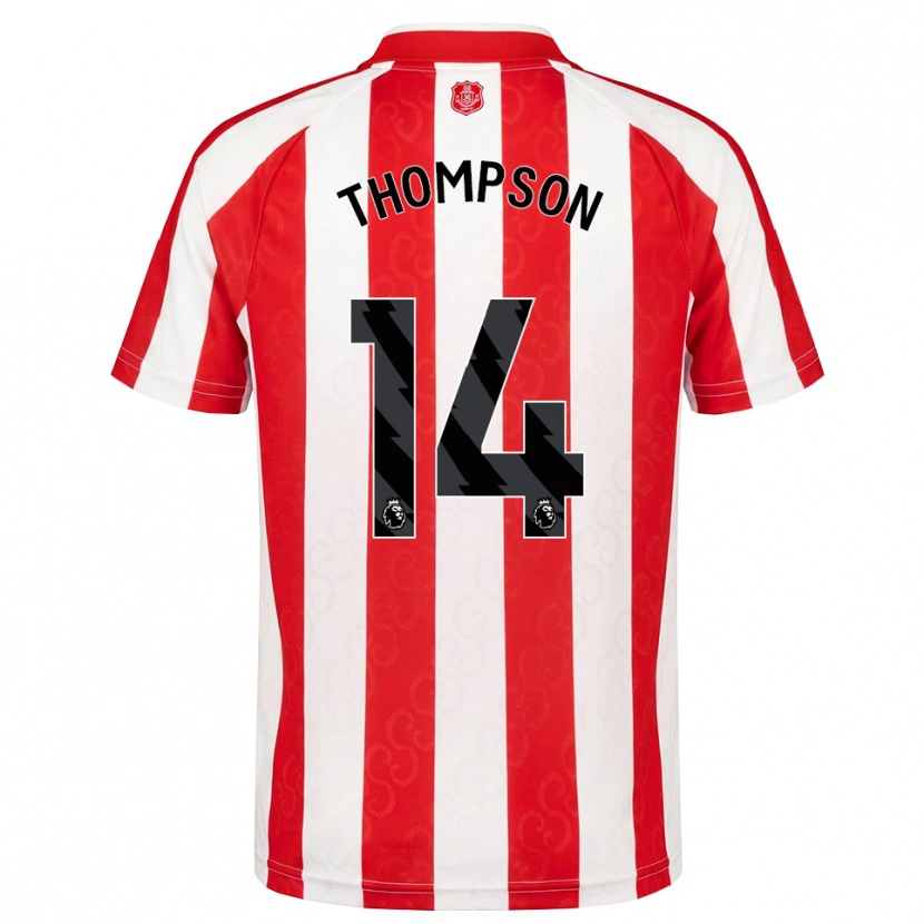 Danxen Hombre Camiseta Harvey Thompson #14 Rojo Blanco Negro 1ª Equipación 2026/27 La Camisa México