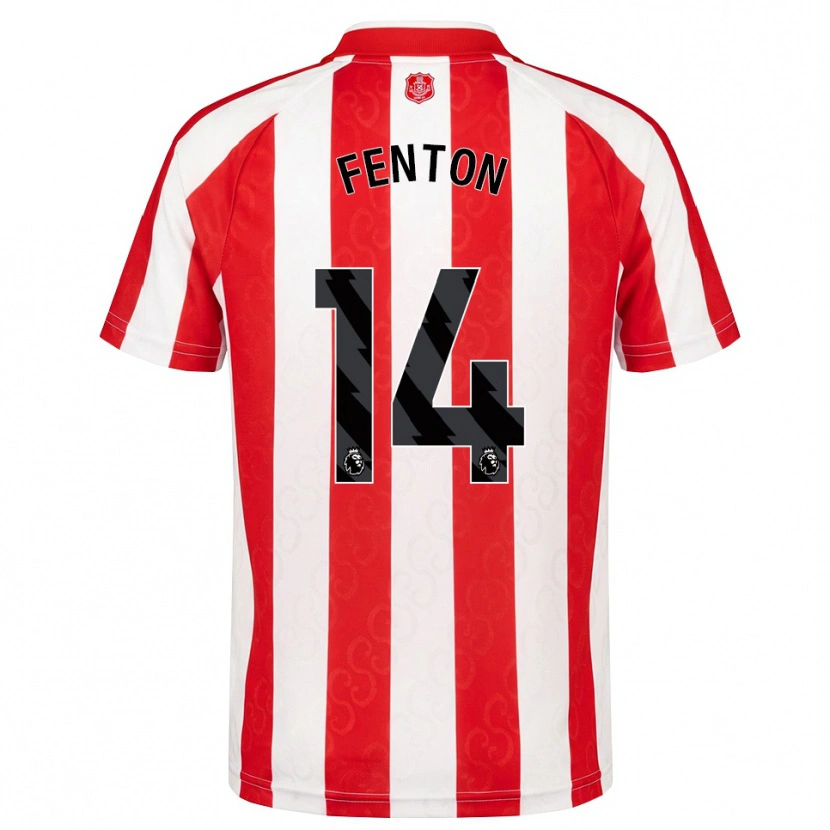 Danxen Hombre Camiseta Natasha Fenton #14 Rojo Blanco Negro 1ª Equipación 2026/27 La Camisa México