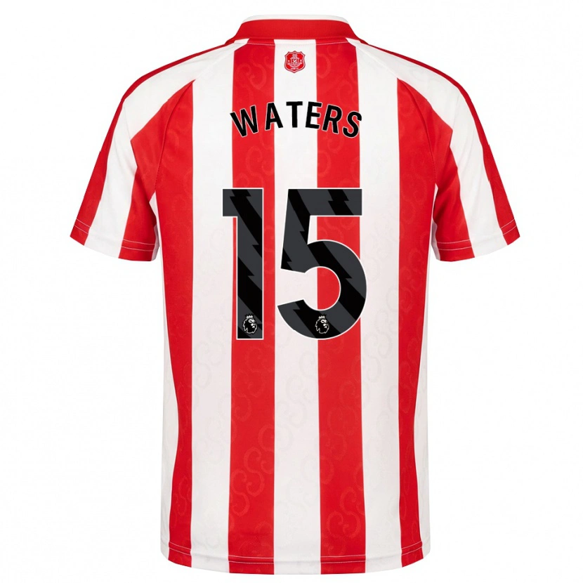 Danxen Hombre Camiseta Jake Waters #15 Rojo Blanco Negro 1ª Equipación 2026/27 La Camisa México