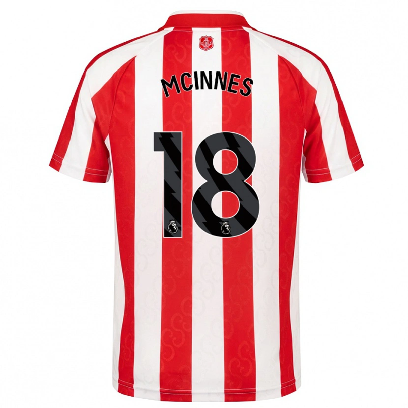 Danxen Hombre Camiseta Libby Mcinnes #18 Rojo Blanco Negro 1ª Equipación 2026/27 La Camisa México