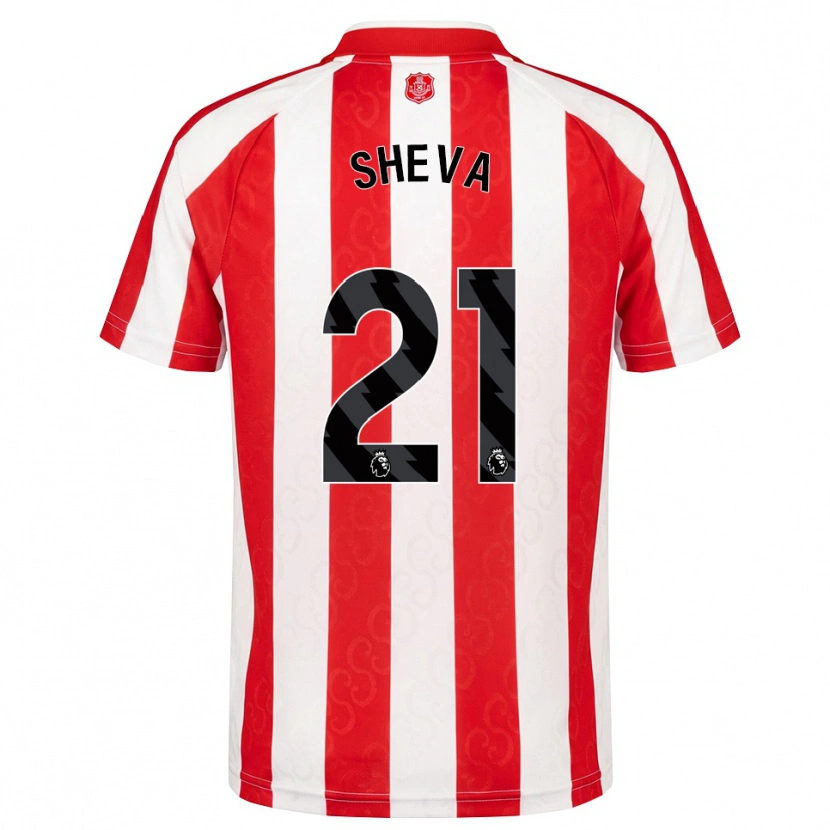 Danxen Hombre Camiseta Marissa Sheva #21 Rojo Blanco Negro 1ª Equipación 2026/27 La Camisa México