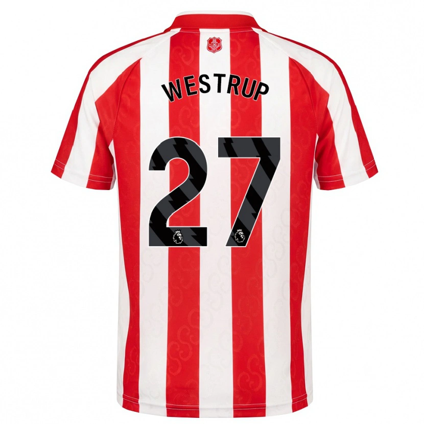Danxen Hombre Camiseta Brianna Westrup #27 Rojo Blanco Negro 1ª Equipación 2026/27 La Camisa México