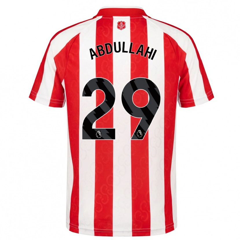 Danxen Hombre Camiseta Ahmed Abdullahi #29 Rojo Blanco Negro 1ª Equipación 2026/27 La Camisa México