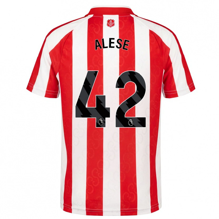 Danxen Hombre Camiseta Aji Alese #42 Rojo Blanco Negro 1ª Equipación 2026/27 La Camisa México