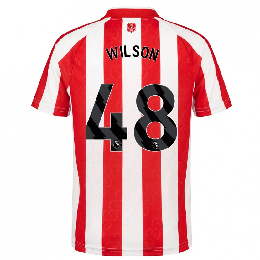 Danxen Hombre Camiseta Callum Wilson #48 Rojo Blanco Negro 1ª Equipación 2026/27 La Camisa México