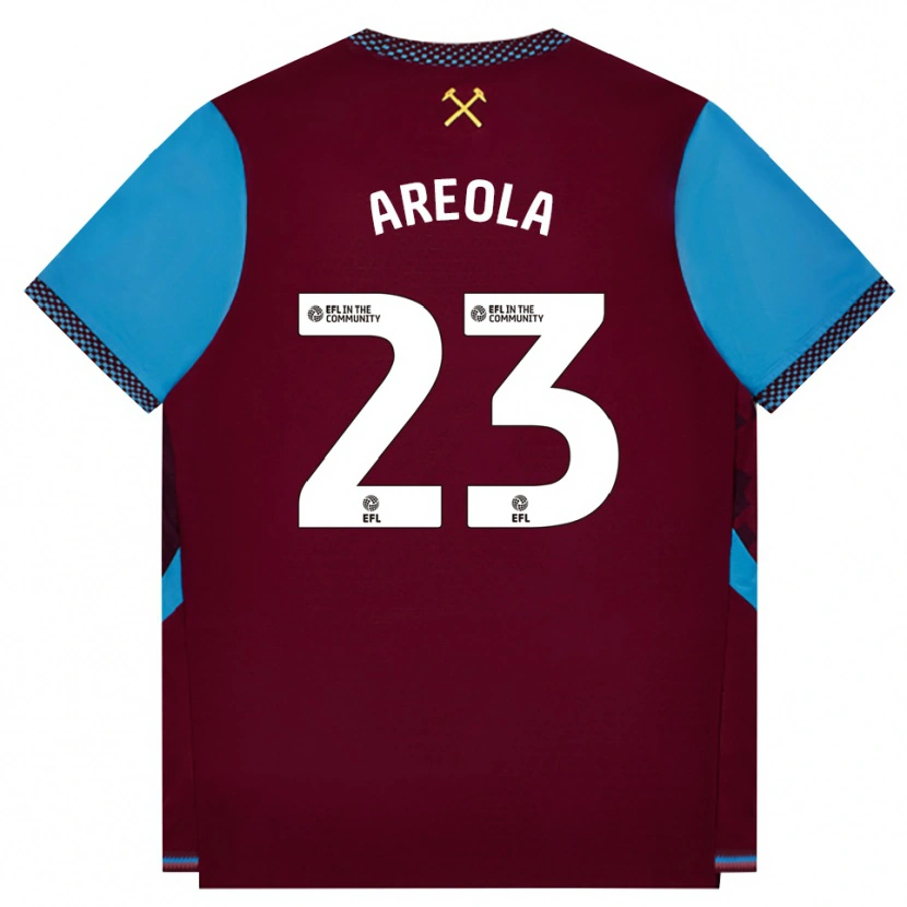 Danxen Hombre Camiseta Alphonse Areola #23 Borgoña Azulaciano 1ª Equipación 2026/27 La Camisa México