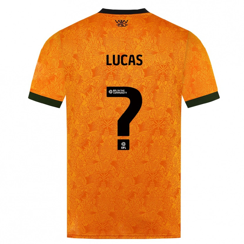 Danxen Hombre Camiseta Lucas Scicluna #0 Naranja Negro 1ª Equipación 2026/27 La Camisa México