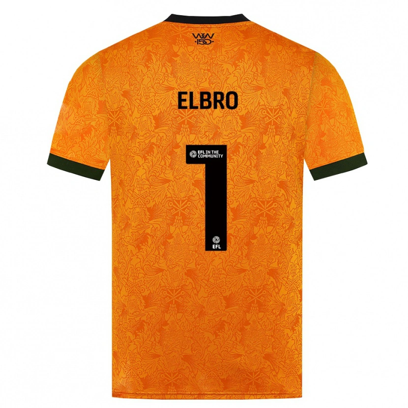 Danxen Hombre Camiseta Maddie Elbro #1 Naranja Negro 1ª Equipación 2026/27 La Camisa México