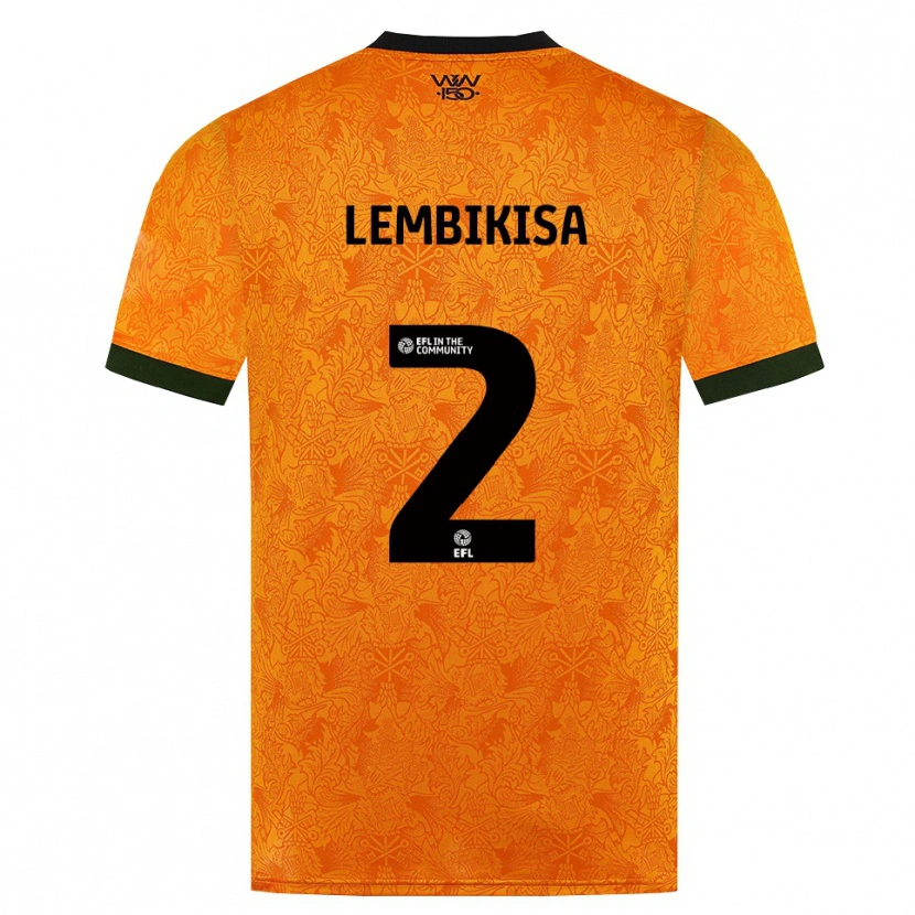 Danxen Hombre Camiseta Dexter Lembikisa #2 Naranja Negro 1ª Equipación 2026/27 La Camisa México