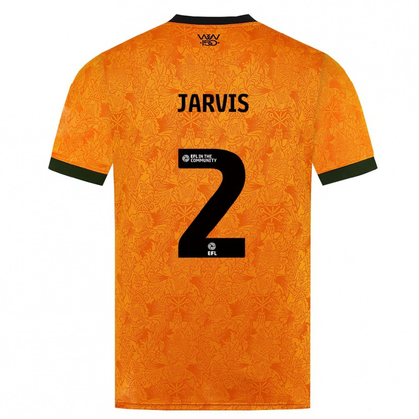Danxen Hombre Camiseta Ryan Jarvis #2 Naranja Negro 1ª Equipación 2026/27 La Camisa México