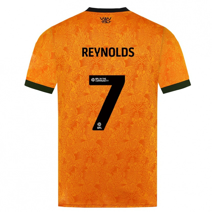 Danxen Hombre Camiseta Fabian Reynolds #7 Naranja Negro 1ª Equipación 2026/27 La Camisa México