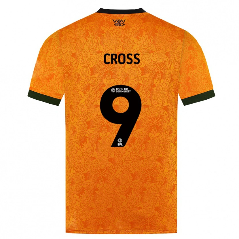 Danxen Hombre Camiseta Jade Cross #9 Naranja Negro 1ª Equipación 2026/27 La Camisa México