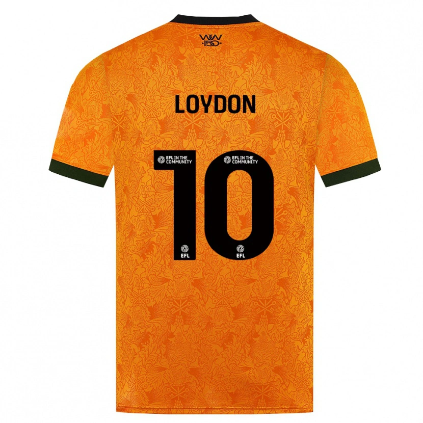 Danxen Hombre Camiseta Abi Loydon #10 Naranja Negro 1ª Equipación 2026/27 La Camisa México