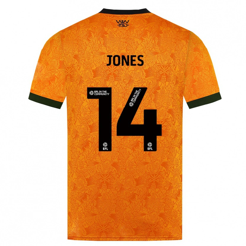 Danxen Hombre Camiseta Meesha Dudley-Jones #14 Naranja Negro 1ª Equipación 2026/27 La Camisa México