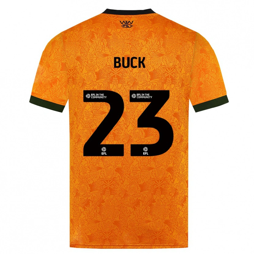 Danxen Hombre Camiseta Alex Buck #23 Naranja Negro 1ª Equipación 2026/27 La Camisa México