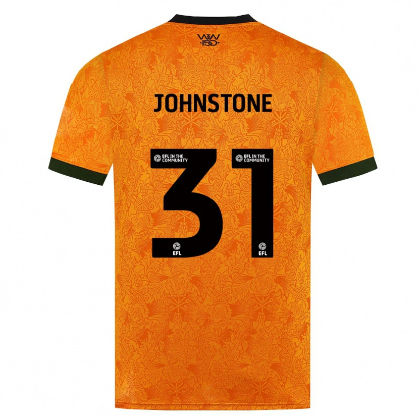 Danxen Hombre Camiseta Sam Johnstone #31 Naranja Negro 1ª Equipación 2026/27 La Camisa México