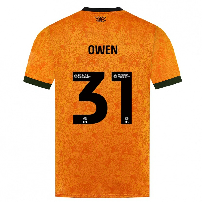 Danxen Hombre Camiseta Skye Owen #31 Naranja Negro 1ª Equipación 2026/27 La Camisa México
