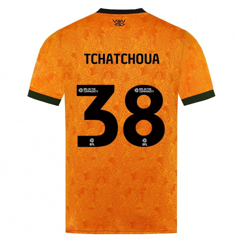 Danxen Hombre Camiseta Jackson Tchatchoua #38 Naranja Negro 1ª Equipación 2026/27 La Camisa México