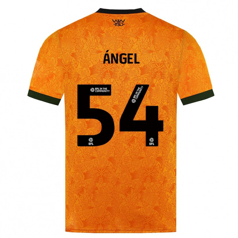 Danxen Hombre Camiseta Dani Ángel #54 Naranja Negro 1ª Equipación 2026/27 La Camisa México