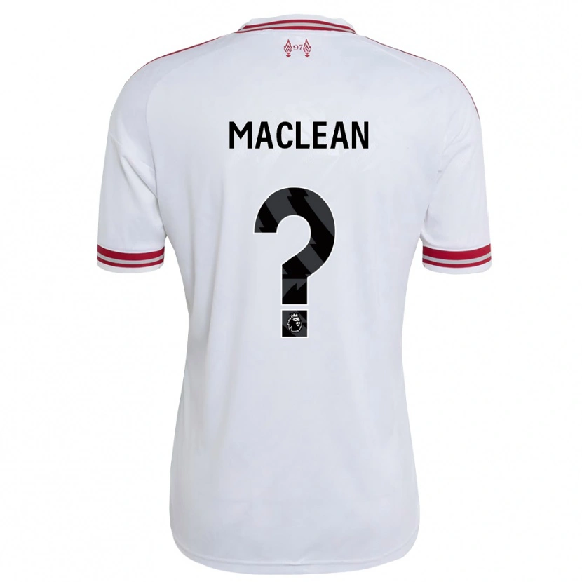 Danxen Hombre Camiseta Kirsty Maclean #0 Rojo Blanco 2ª Equipación 2026/27 La Camisa México
