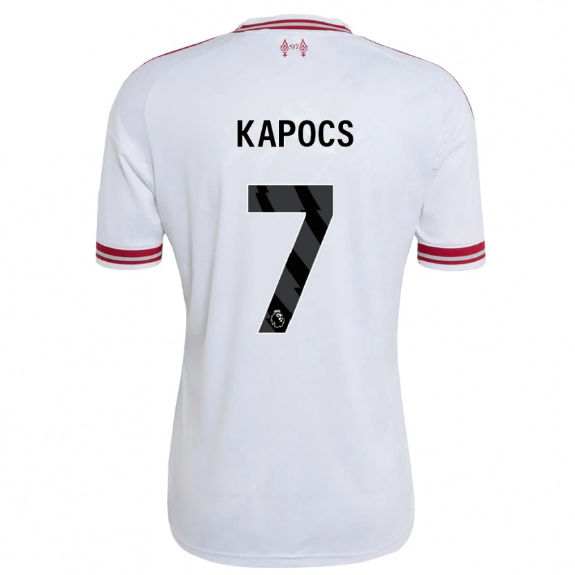Danxen Hombre Camiseta Cornelia Kapocs #7 Rojo Blanco 2ª Equipación 2026/27 La Camisa México