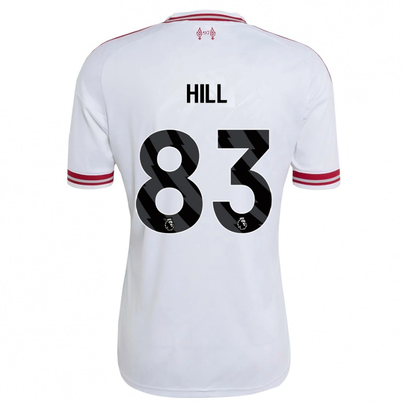 Danxen Hombre Camiseta Thomas Hill #83 Rojo Blanco 2ª Equipación 2026/27 La Camisa México
