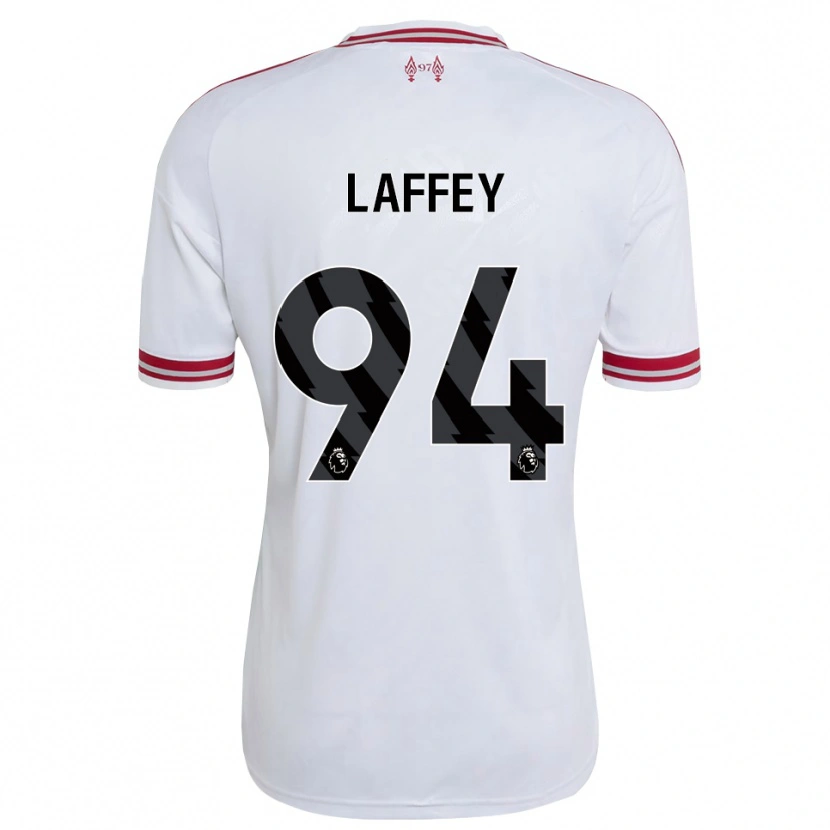 Danxen Hombre Camiseta Michael Laffey #94 Rojo Blanco 2ª Equipación 2026/27 La Camisa México