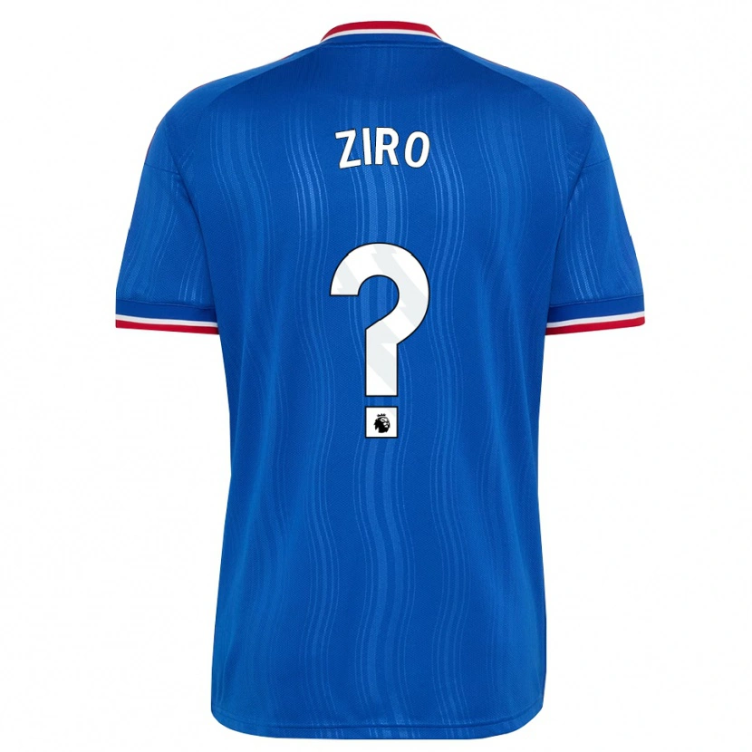 Danxen Hombre Camiseta Emmanuel Ziro #0 Azul Blanco Rojo 2ª Equipación 2026/27 La Camisa México