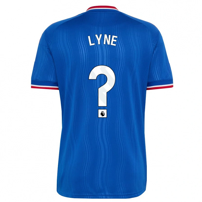 Danxen Hombre Camiseta Ben Lyne #0 Azul Blanco Rojo 2ª Equipación 2026/27 La Camisa México