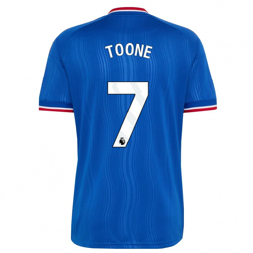 Danxen Hombre Camiseta Ella Toone #7 Azul Blanco Rojo 2ª Equipación 2026/27 La Camisa México