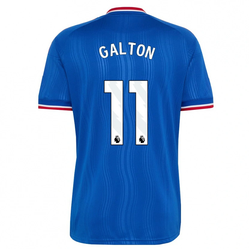 Danxen Hombre Camiseta Leah Galton #11 Azul Blanco Rojo 2ª Equipación 2026/27 La Camisa México